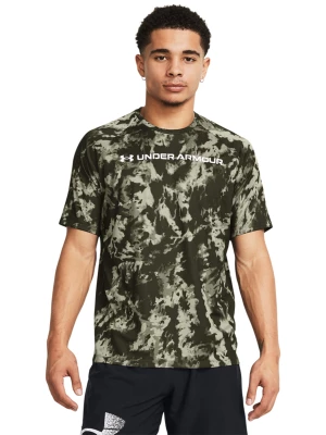 Koszulka treningowa męska Under Armour UA Tech Abc Camo Ss - khaki