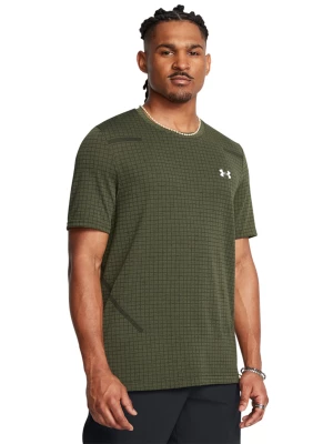 Koszulka treningowa męska Under Armour Vanish Seamless Grid Ss - czerwona