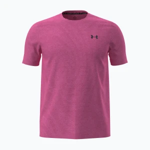 Koszulka treningowa męska Under Armour Vanish Seamless Novelty SS pink frenzy / ultimate black