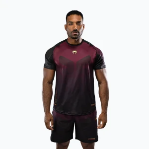 Koszulka treningowa męska Venum Tactical XT black/burgundy/gold