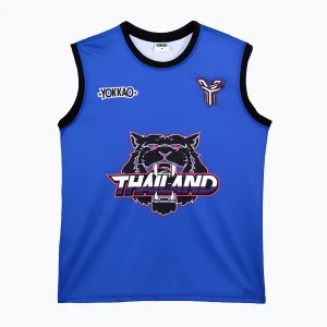 Koszulka treningowa męska YOKKAO Tiger Workout Tank Top blue
