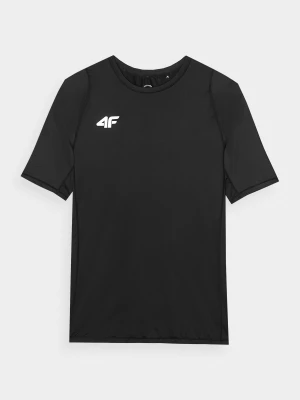 Koszulka treningowa szybkoschnąca męska - czarna 4F