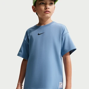 Koszulka treningowa z krótkim rękawem dla dużych dzieci (chłopców) Nike Pro Dri-FIT - Niebieski