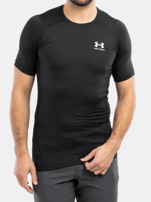 Koszulka Under Armour HG Armour Comp S/S - black/white