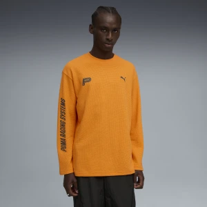 Zdjęcie produktu Koszulka unisex FUTURE.PUMA.ARCHIVE z gofrowej tkaniny o luźnym kroju z długim rękawem, Odzież, Pomarańczowy,