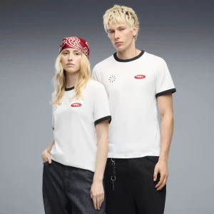 Koszulka unisex FUTURE.PUMA.ARCHIVE z lamówką, Odzież, Biały