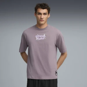 Zdjęcie produktu Koszulka unisex PUMA x RIPNDIP o pudełkowym kroju, Odzież, Fioletowy