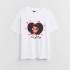 Zdjęcie produktu Koszulka UNISEX z nadrukiem Johnny Depp Cry-Baby biała House