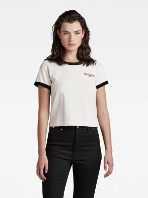 G-Star Koszulka w kolorze biało-czarnym rozmiar: XL