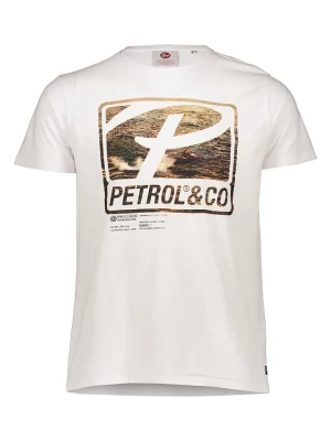 Petrol Industries Koszulka w kolorze białym rozmiar: S