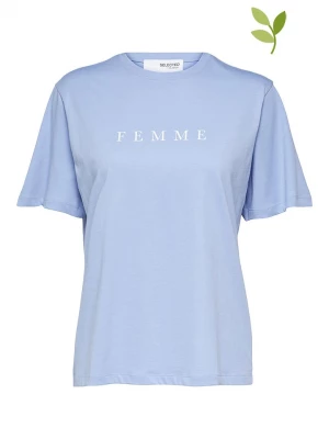 SELECTED FEMME Koszulka w kolorze błękitnym rozmiar: S
