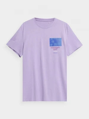 4F Koszulka w kolorze fioletowym rozmiar: S