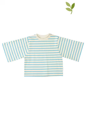 Marc O'Polo Junior Koszulka w kolorze kremowo-błękitnym rozmiar: 140