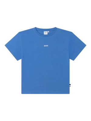 Hugo Boss Kids Koszulka w kolorze niebieskim rozmiar: 140