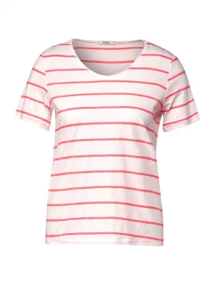Cecil Koszulka w kolorze różowo-białym rozmiar: XS