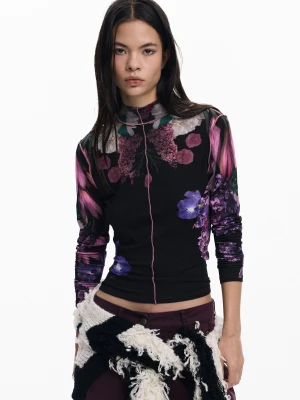 Koszulka w kwiaty z lusterkiem Desigual