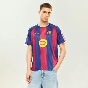 Koszulka w paski z nadrukiem FC Barcelona House