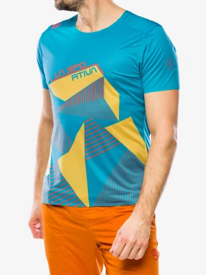 Koszulka wspinaczkowa La Sportiva Comp T-Shirt - tropic blue/bamboo