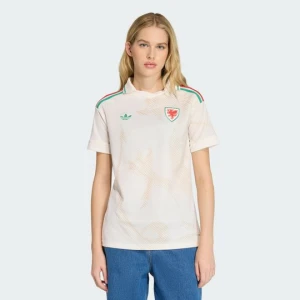 Koszulka wyjazdowa Walia 26 Adidas Chalk White