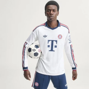 Koszulka wyjazdowa z długim rękawem FC Bayern 26 / 27 Authentic Adidas biały