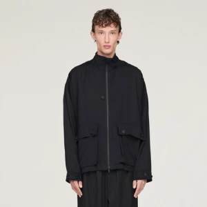 Koszulka Y-3 Rayon Twill Zip Adidas czarny