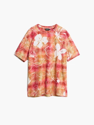 Koszulka z artystycznym nadrukiem Desigual