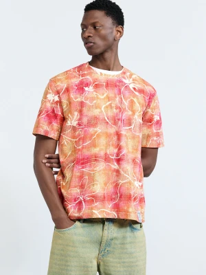 Koszulka z artystycznym nadrukiem Desigual