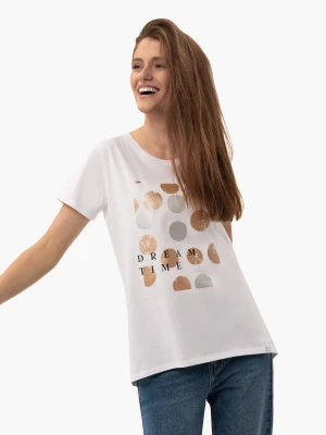 Koszulka z błyszczącym nadrukiem T-NETTA Volcano