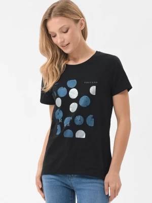 Koszulka z błyszczącym nadrukiem  T-NETTA Volcano