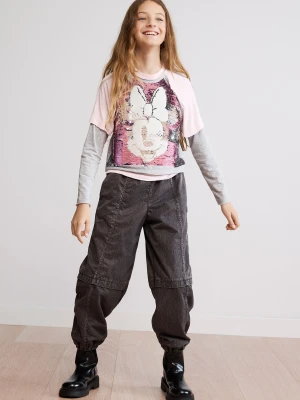Koszulka z cekinami Minnie Mouse™ Desigual czerwony