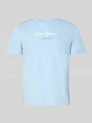 Koszulka z czystej bawełny w kroju regular fit model 'EGGO' Pepe Jeans