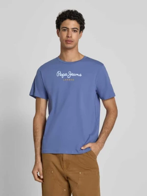 Koszulka z czystej bawełny w kroju regular fit model 'EGGO' Pepe Jeans