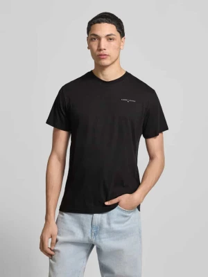 Zdjęcie produktu Koszulka z czystej bawełny w kroju slim fit model 'LINEAR CHEST TEE' Tommy Jeans Czarny