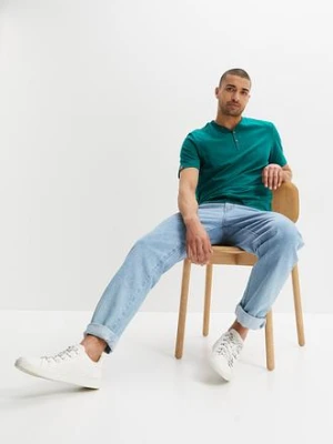 Koszulka z dekoltem henley z czystej bawełny organicznej (2 szt.) bonprix