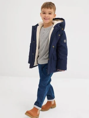 Koszulka z dekoltem henley, z długim rękawem z bawełny organicznej (2 szt.) bonprix