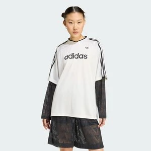 KOSZULKA Z DŁUGIM RĘKAWEM LACE Adidas Cloud White