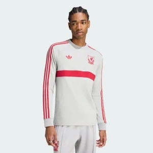 Koszulka z długim rękawem Liverpool FC Originals Adidas Grey Two