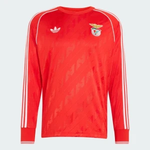 Koszulka z długim rękawem SL Benfica Originals Adidas czerwony