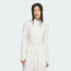 KOSZULKA Z DŁUGIM RĘKAWEM SLIM Adidas Off White
