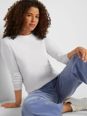 Koszulka z długim rękawem slim fit, z czystej bawełny organicznej (2 szt.) bonprix