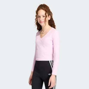 Koszulka Z DŁUGIM RĘKAWEM SLIM MINI RIB WRAP Adidas