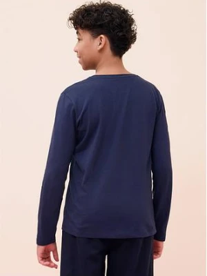 Koszulka z długim rękawem z bawełną organiczną (zestaw 5 szt.) bonprix