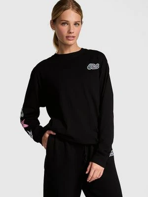 Koszulka z długim rękawem z bawełny Victoria's Secret