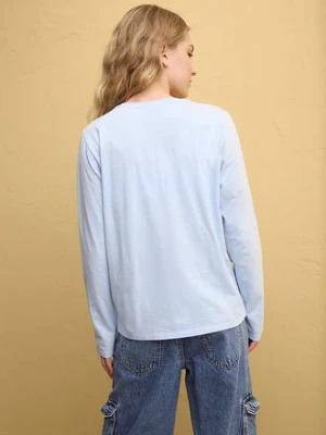 Koszulka z długim rękawem z motywem Hello Kitty, z czystej bawełny bonprix