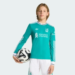 Koszulka z długim rękawem z trzeciego zestawu Liverpool FC 25 / 26 Adidas Sea Green