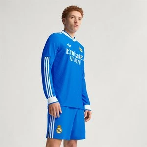 Koszulka z długim rękawem z trzeciego zestawu Real Madryt 25/26 Authentic Adidas