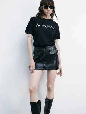 Koszulka z dżerseju (IM)PERFECTION PATRIZIA PEPE