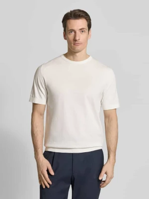 Koszulka z dzianiny o kroju regular fit z bawełny ekologicznej Model 'TORINO' Selected Homme