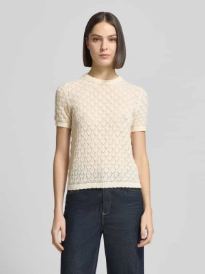 Koszulka z dzianiny z haftem angielskim Jake*s Collection