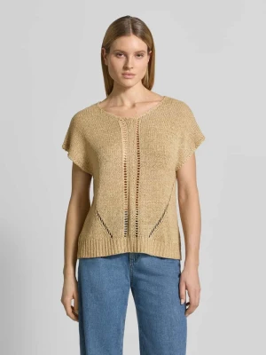 Koszulka z dzianiny z krótkimi rękawami model 'CARYNN' Soyaconcept